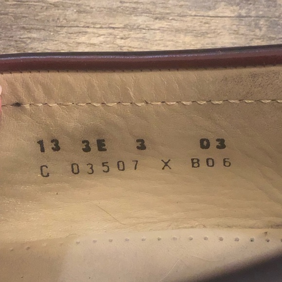 Cole Haan leather pinch tassel loafer burgundy pad insole leather sole 13 C EUC - Picture 10 of 12